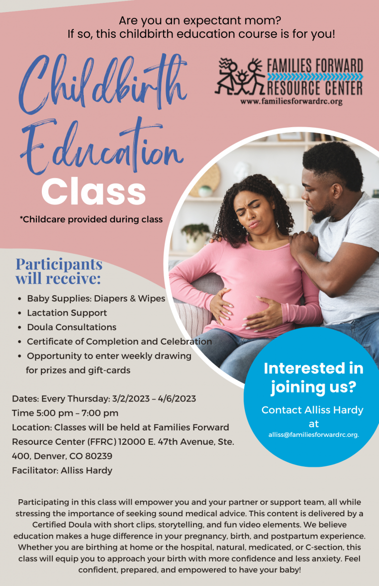 Childbirth Education Classes – Every Wednesday – Family Forward ...